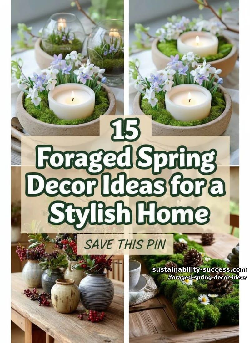 15 Foraged Spring Decor Ideas for a Stylish Home 43 foraged spring decor ideas - Collage 42