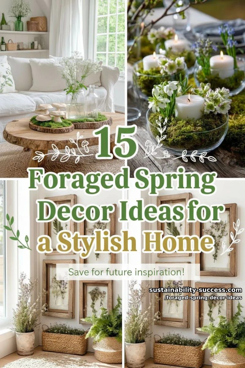 15 Foraged Spring Decor Ideas for a Stylish Home 44 foraged spring decor ideas - Collage 43