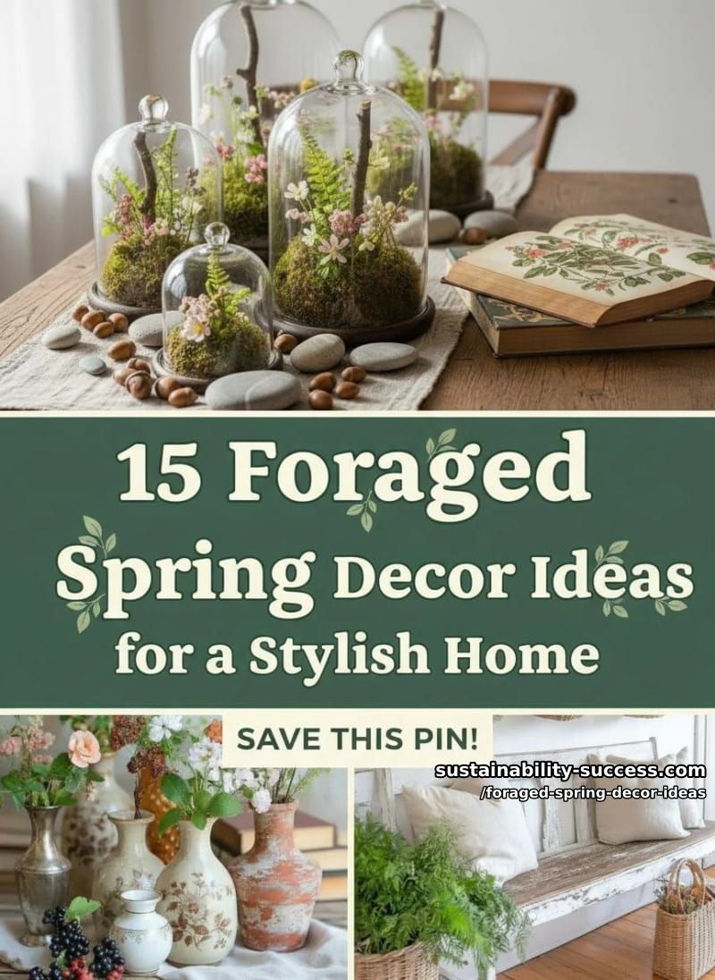15 Foraged Spring Decor Ideas for a Stylish Home 45 foraged spring decor ideas - Collage 44