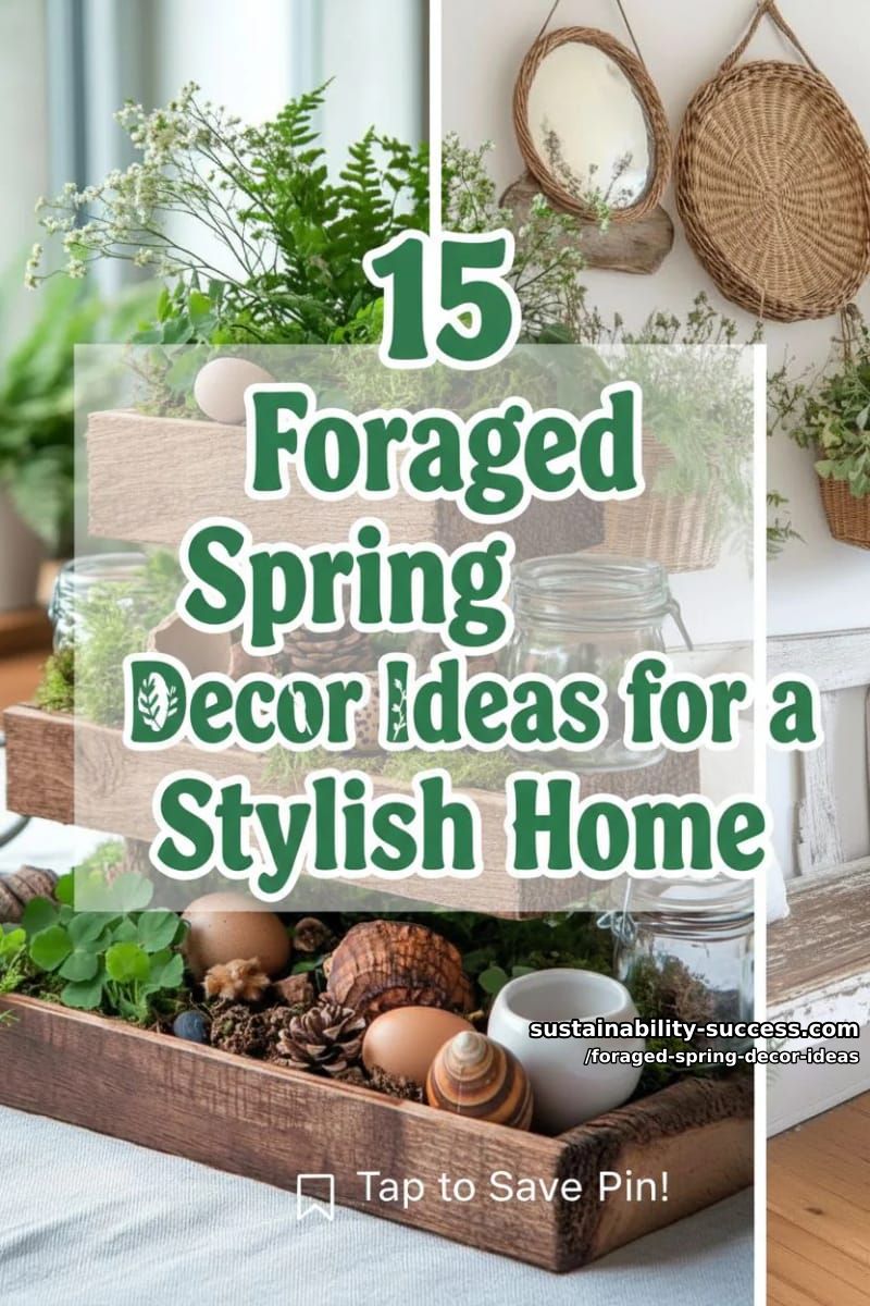 15 Foraged Spring Decor Ideas for a Stylish Home 47 foraged spring decor ideas - Collage 46