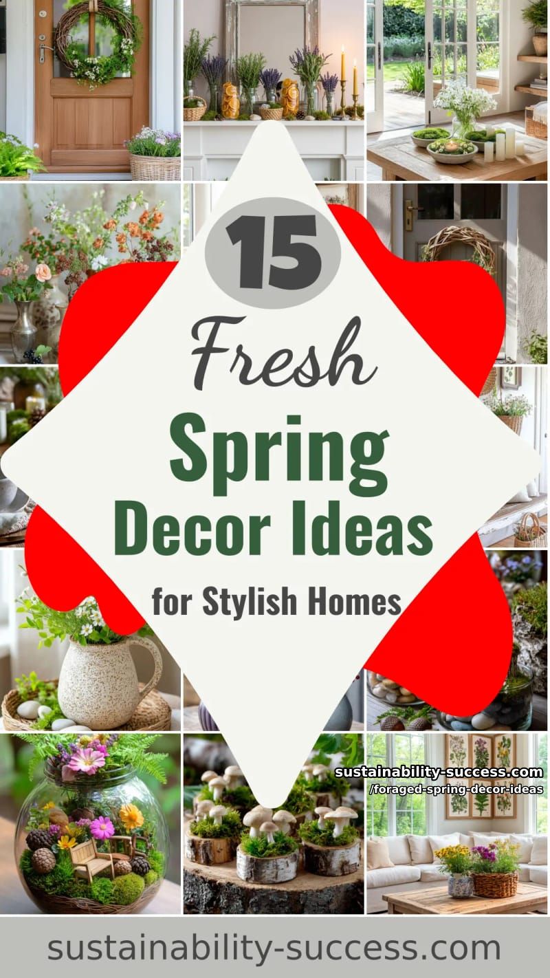 15 Foraged Spring Decor Ideas for a Stylish Home 50 foraged spring decor ideas - Collage 49