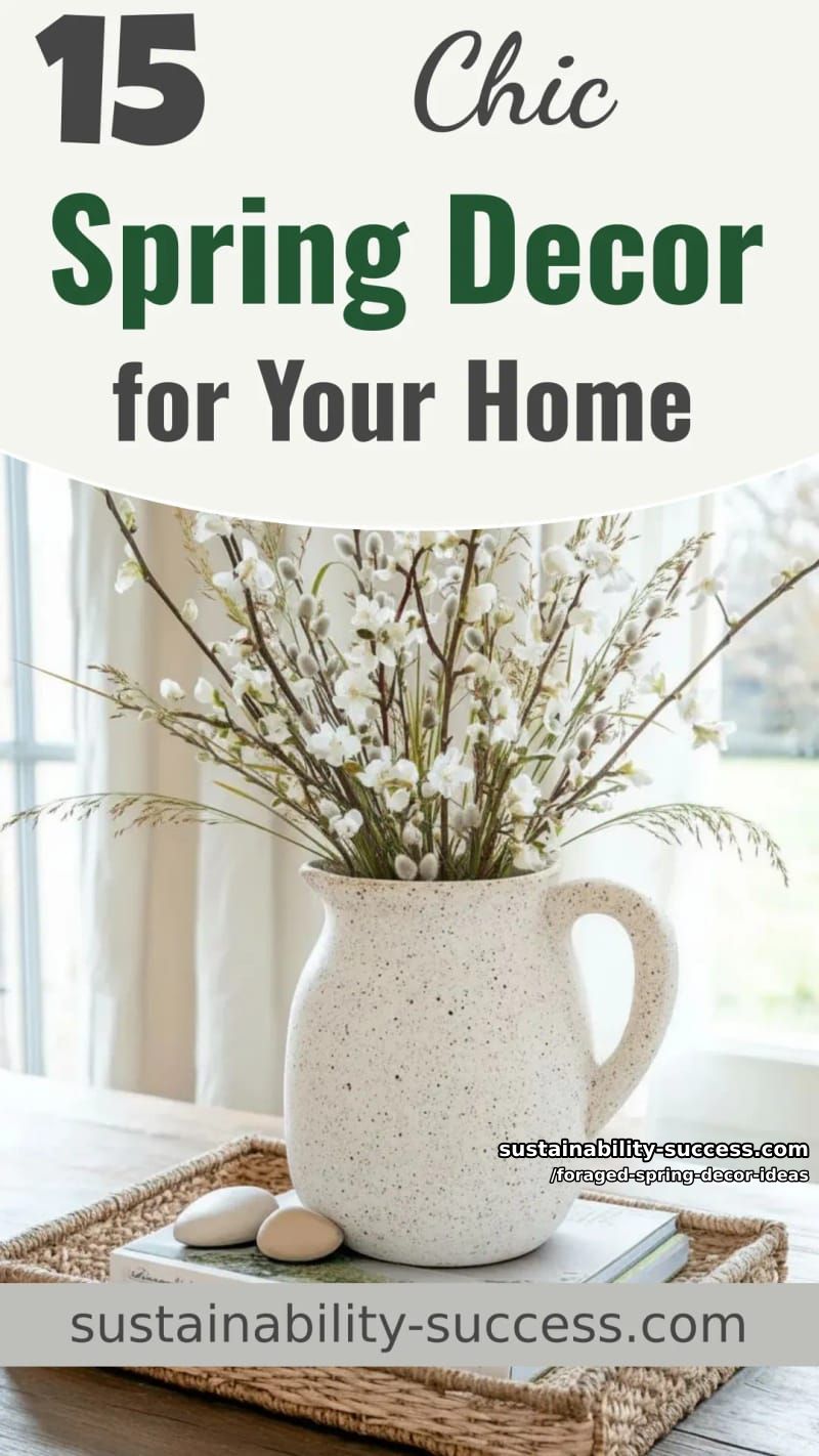 15 Foraged Spring Decor Ideas for a Stylish Home 56 foraged spring decor ideas - Collage 55