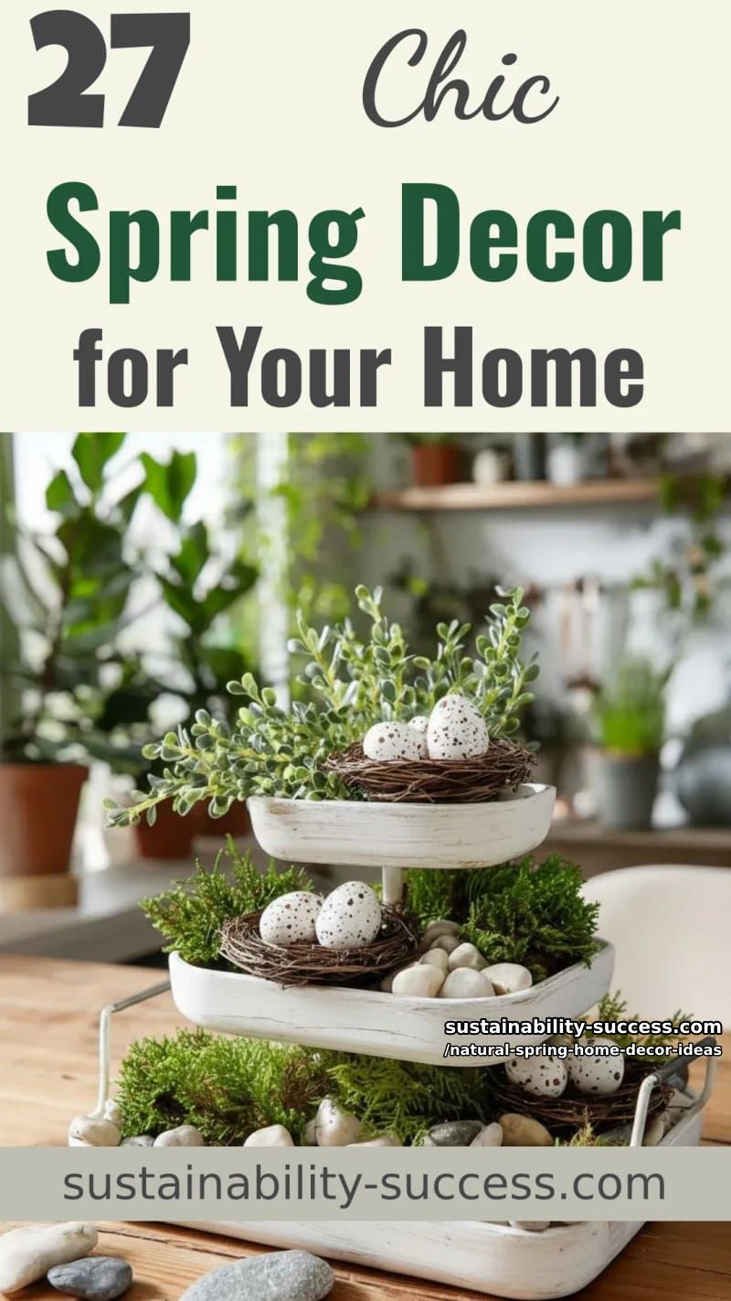 27 Natural Spring Decor Ideas for a Chic Home 77 natural spring home decor ideas - Collage 76