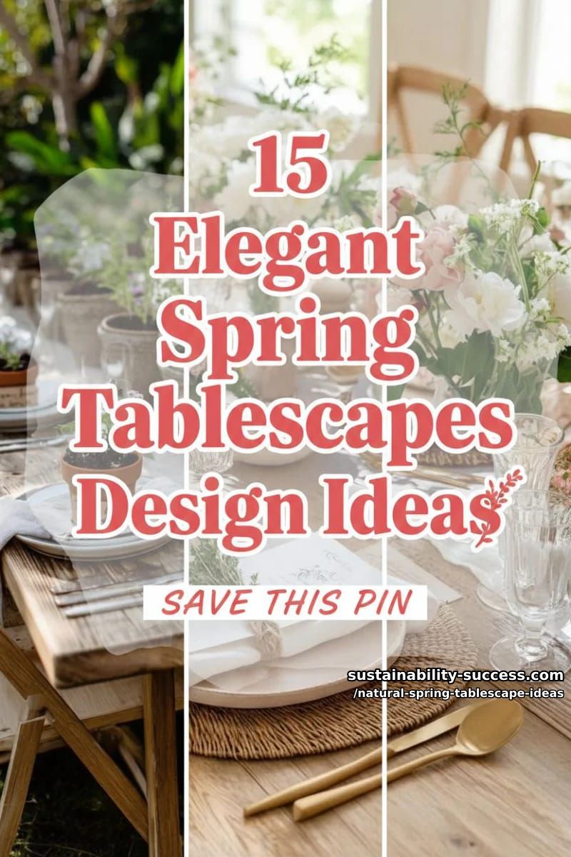15 Elegant Natural Spring Tablescape ideas with Trendy Details 37 natural spring tablescape ideas - Collage 36