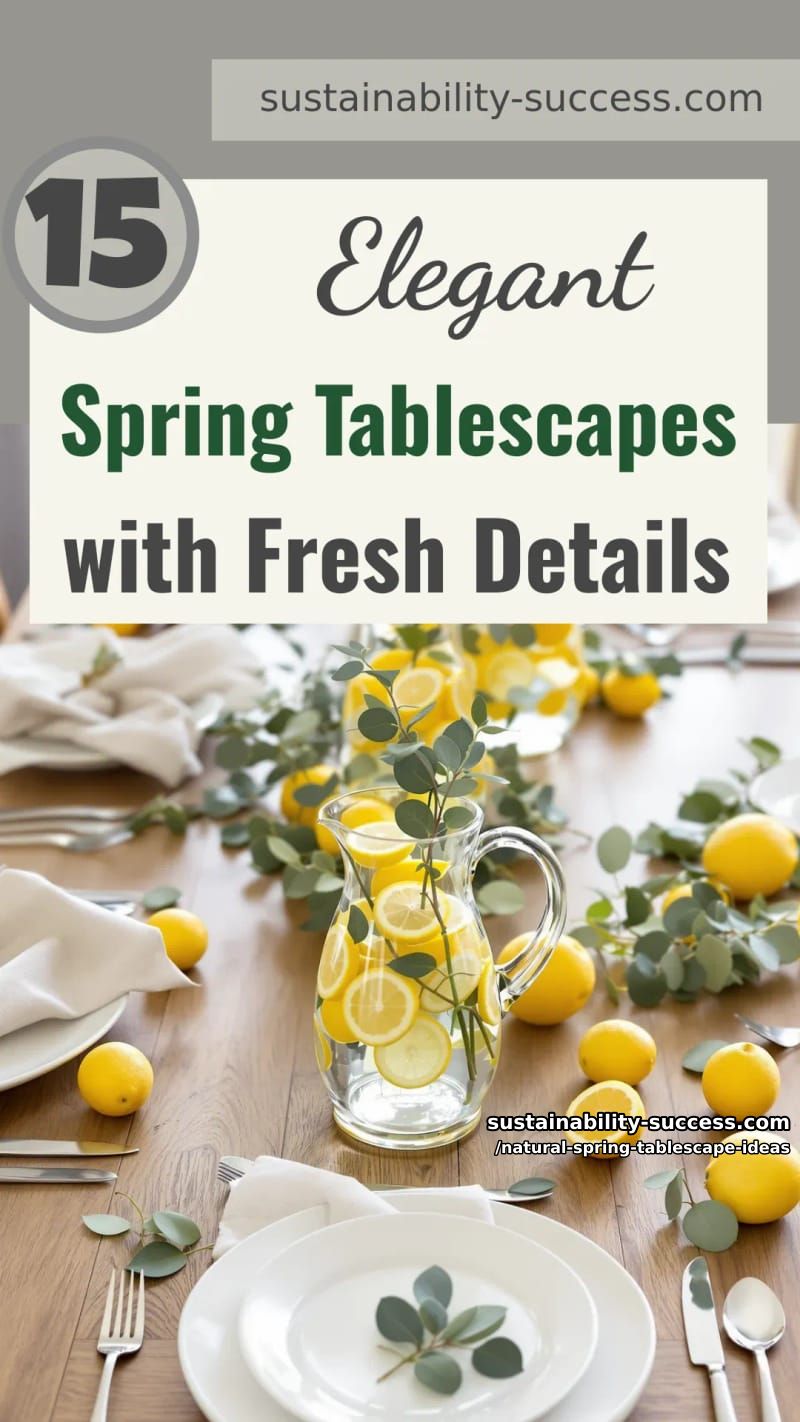 15 Elegant Natural Spring Tablescape ideas with Trendy Details 42 natural spring tablescape ideas - Collage 41