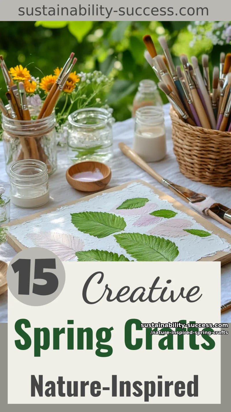 15 Unique Nature Inspired Spring Crafts 57 nature inspired spring crafts - Collage 56