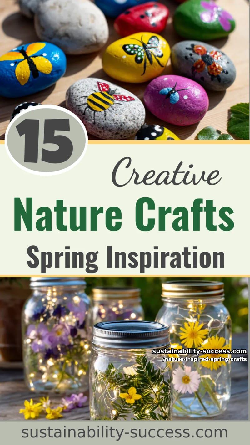 15 Unique Nature Inspired Spring Crafts 59 nature inspired spring crafts - Collage 58