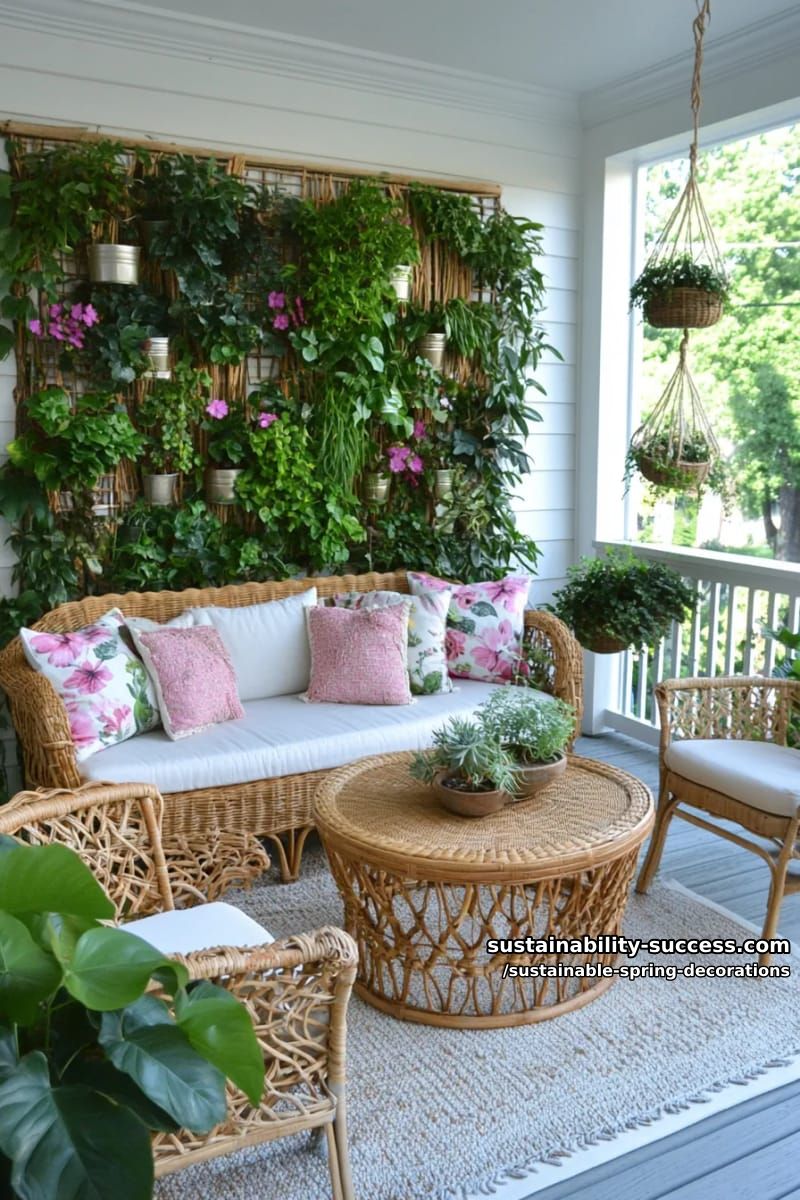 repurposed tin cans transformed into vertical garden wall art 1