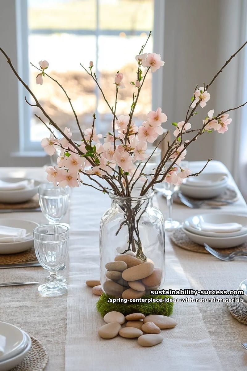 sun-bleached branches entwined with silk cherry blossoms 1