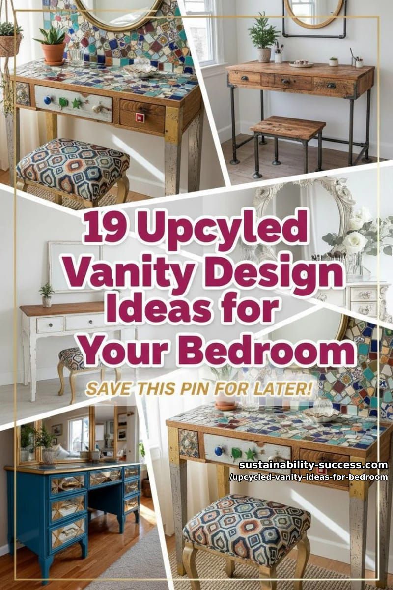 19 Upcycled Vanity Design Ideas to Jazz Up Your Bedroom 55 upcycled vanity ideas for bedroom - Collage 54