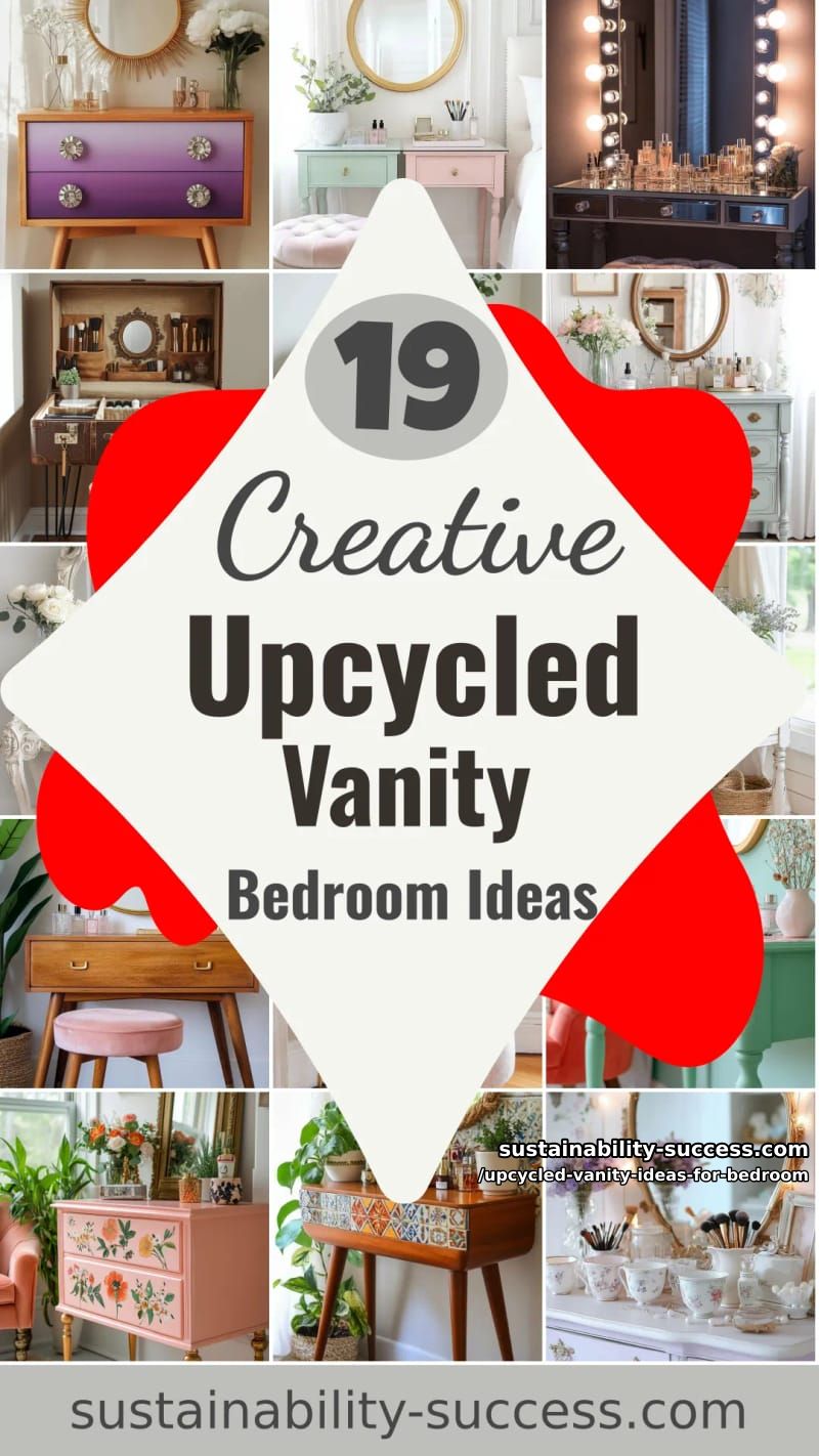 19 Upcycled Vanity Design Ideas to Jazz Up Your Bedroom 64 upcycled vanity ideas for bedroom - Collage 63