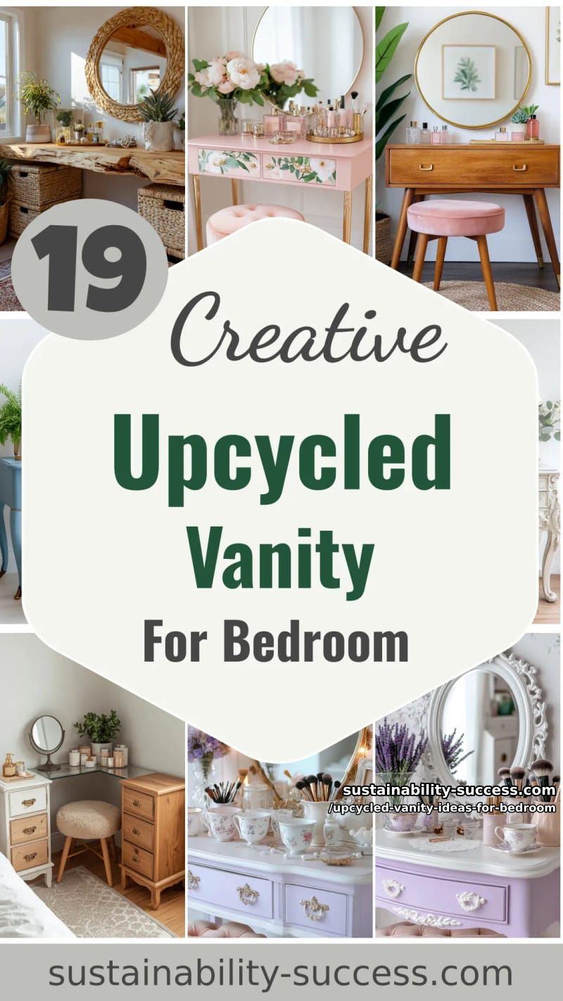 19 Upcycled Vanity Design Ideas to Jazz Up Your Bedroom 69 upcycled vanity ideas for bedroom - Collage 68