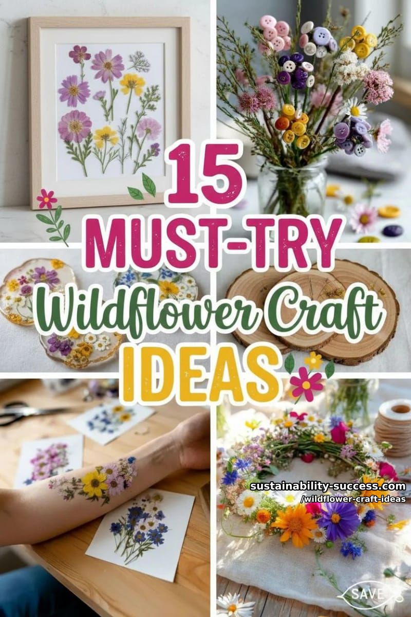15 Must-Try Wildflower Craft Ideas For Spring 2026 39 wildflower craft ideas - Collage 38