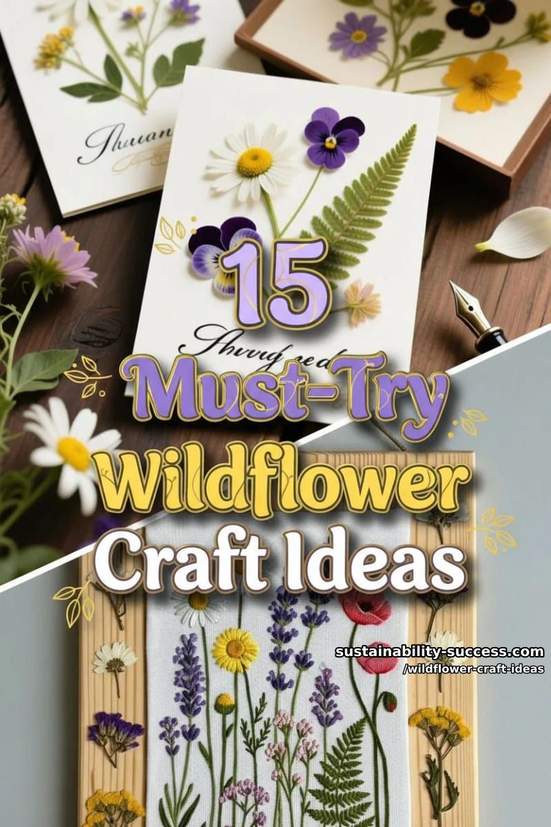 15 Must-Try Wildflower Craft Ideas For Spring 2026 40 wildflower craft ideas - Collage 39
