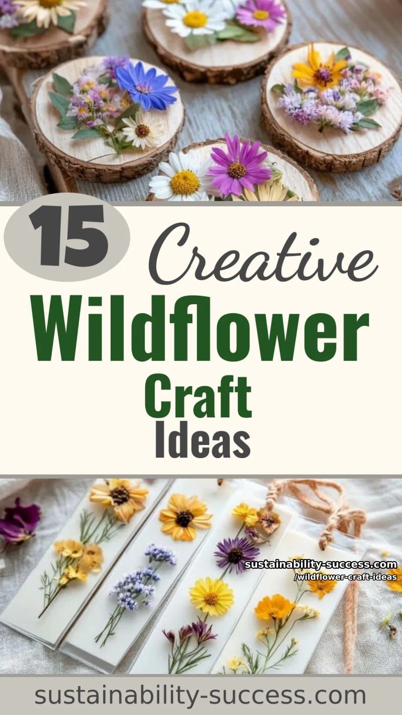 15 Must-Try Wildflower Craft Ideas For Spring 2026 43 wildflower craft ideas - Collage 42