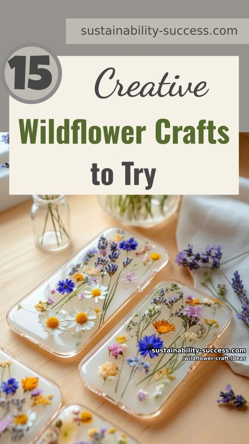 15 Must-Try Wildflower Craft Ideas For Spring 2026 45 wildflower craft ideas - Collage 44