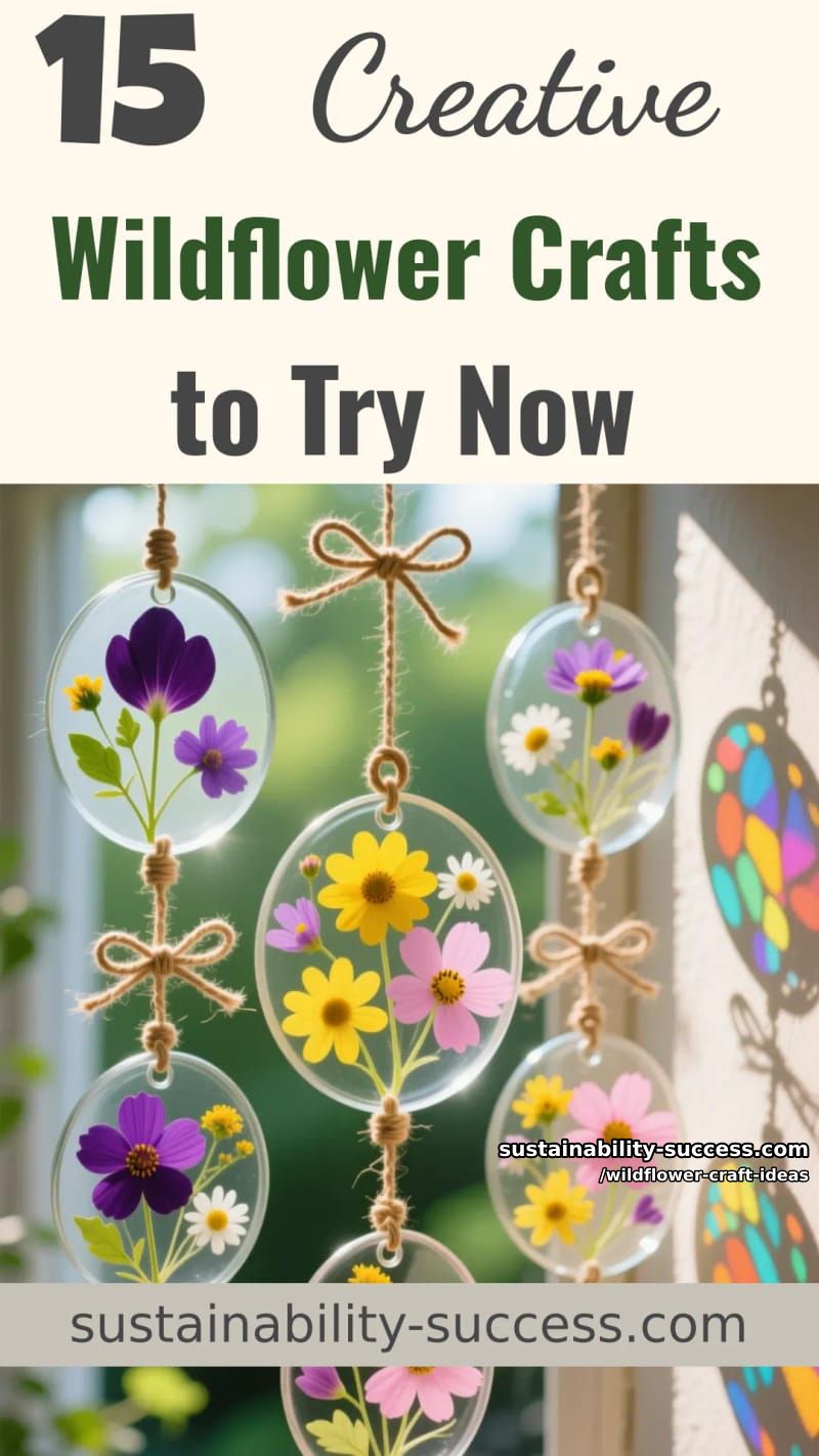 15 Must-Try Wildflower Craft Ideas For Spring 2026 47 wildflower craft ideas - Collage 46