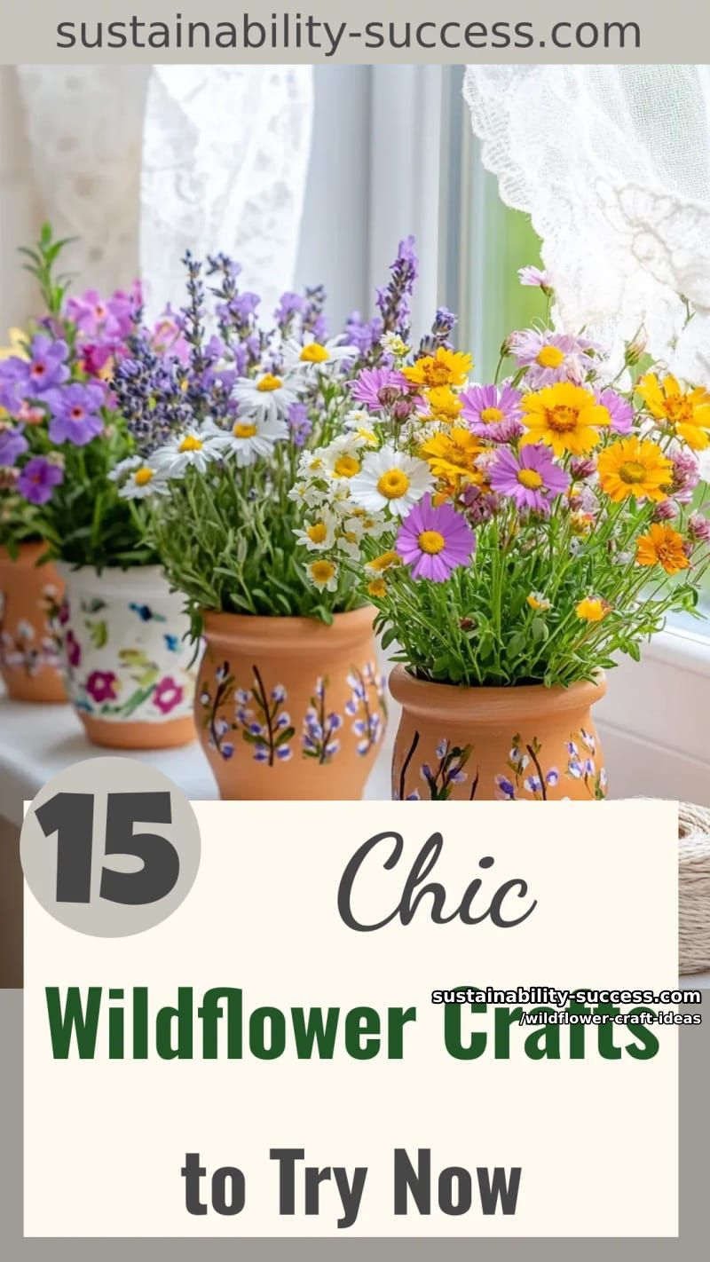 15 Must-Try Wildflower Craft Ideas For Spring 2026 50 wildflower craft ideas - Collage 49