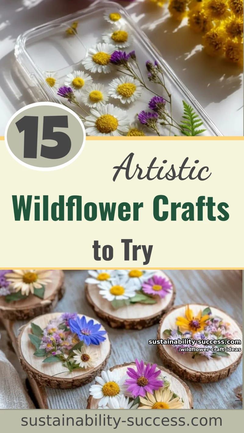 15 Must-Try Wildflower Craft Ideas For Spring 2026 51 wildflower craft ideas - Collage 50