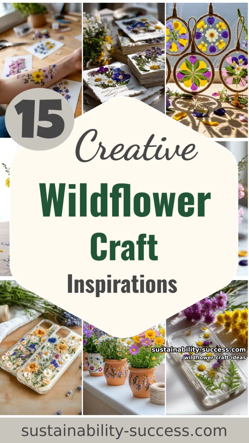 15 Must-Try Wildflower Craft Ideas For Spring 2026 52 wildflower craft ideas - Collage 51