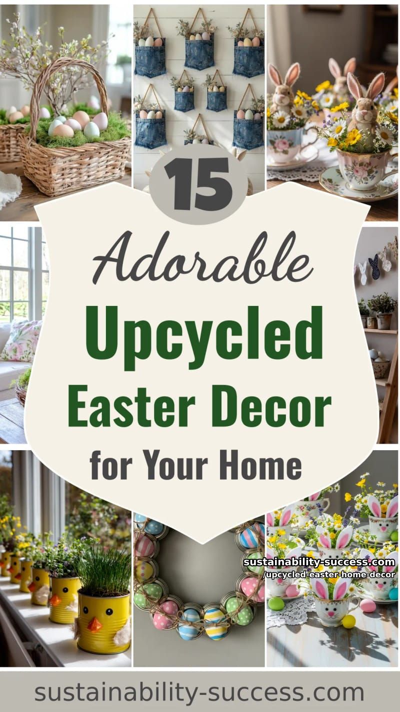 15 Upcycled Easter Home Decor To Give Your Space a Fresh, Eco-Friendly Look 52 create upcycled easter home decor you'll love 51