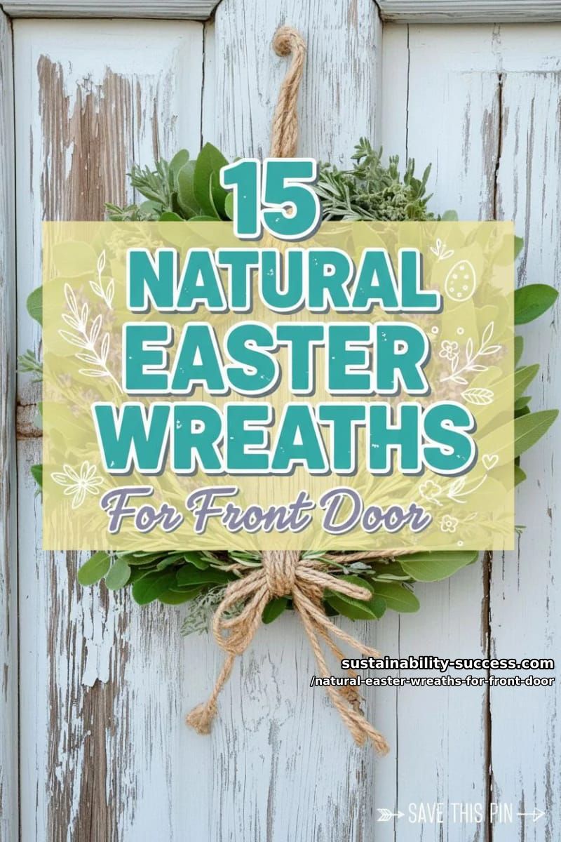 15 Natural Easter Wreaths For Front Door Using Moss, Twigs & Beautiful Earthy Textures 61 natural easter wreaths for front door - Collage 60