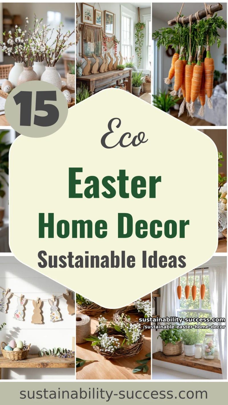 15 Sustainable Easter Home Decor To Celebrate in Style With Less Waste 51 sustainable easter home decor - Collage 50