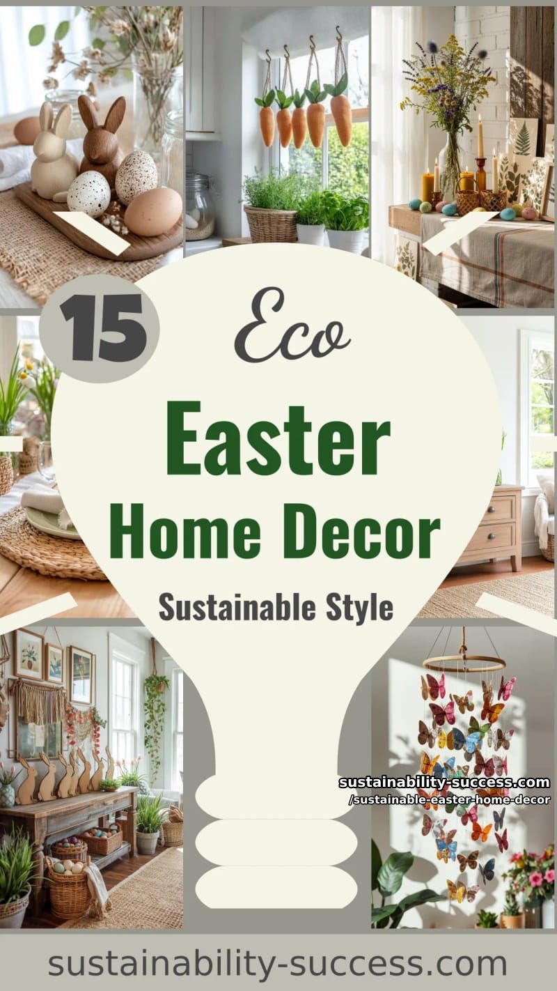 15 Sustainable Easter Home Decor To Celebrate in Style With Less Waste 53 sustainable easter home decor - Collage 52