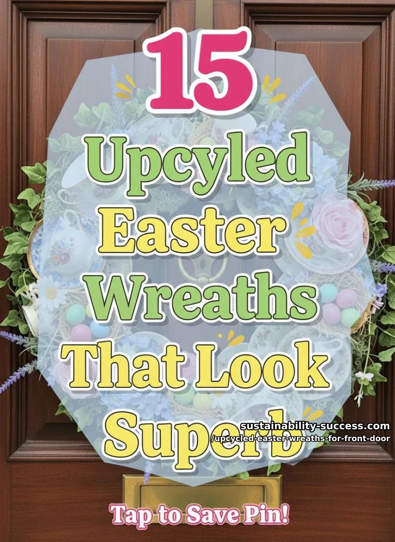 15 Upcycled Easter Wreaths For Front Door That Look Superb 38 upcycled easter wreaths for front door - Collage 37
