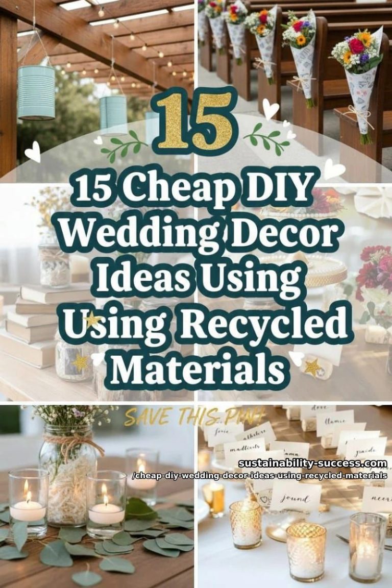 Photo inspiration: 15 Cheap DIY Wedding Decor Ideas Using Recycled Materials To Photo Inspiration