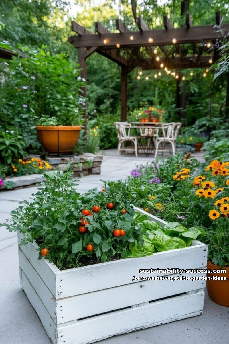 compost kitchen scraps in a diy bin made from wooden pallets 1