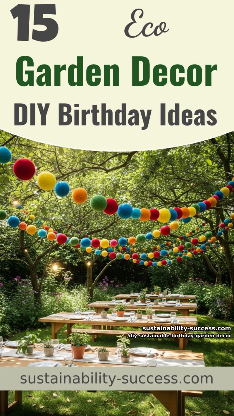 15 DIY Sustainable Birthday Garden Decor for Happier Celebration 39 DIY Sustainable Birthday Garden Decor - Collage 38