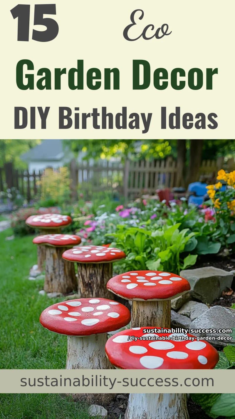 15 DIY Sustainable Birthday Garden Decor for Happier Celebration 48 DIY Sustainable Birthday Garden Decor - Collage 47