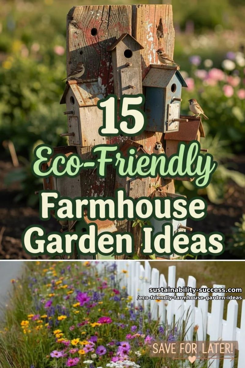 15 Eco-Friendly Farmhouse Garden Ideas for a Charming Sustainable Backyard 38 Eco-Friendly Farmhouse Garden Ideas - Collage 37
