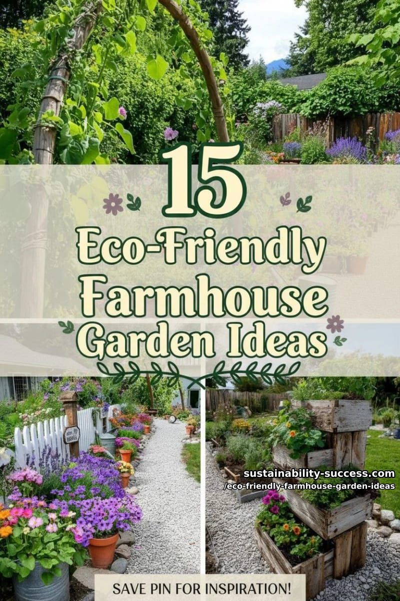 15 Eco-Friendly Farmhouse Garden Ideas for a Charming Sustainable Backyard 41 Eco-Friendly Farmhouse Garden Ideas - Collage 40