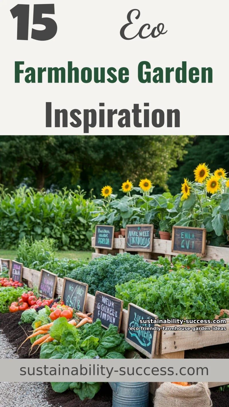 15 Eco-Friendly Farmhouse Garden Ideas for a Charming Sustainable Backyard 44 Eco-Friendly Farmhouse Garden Ideas - Collage 43