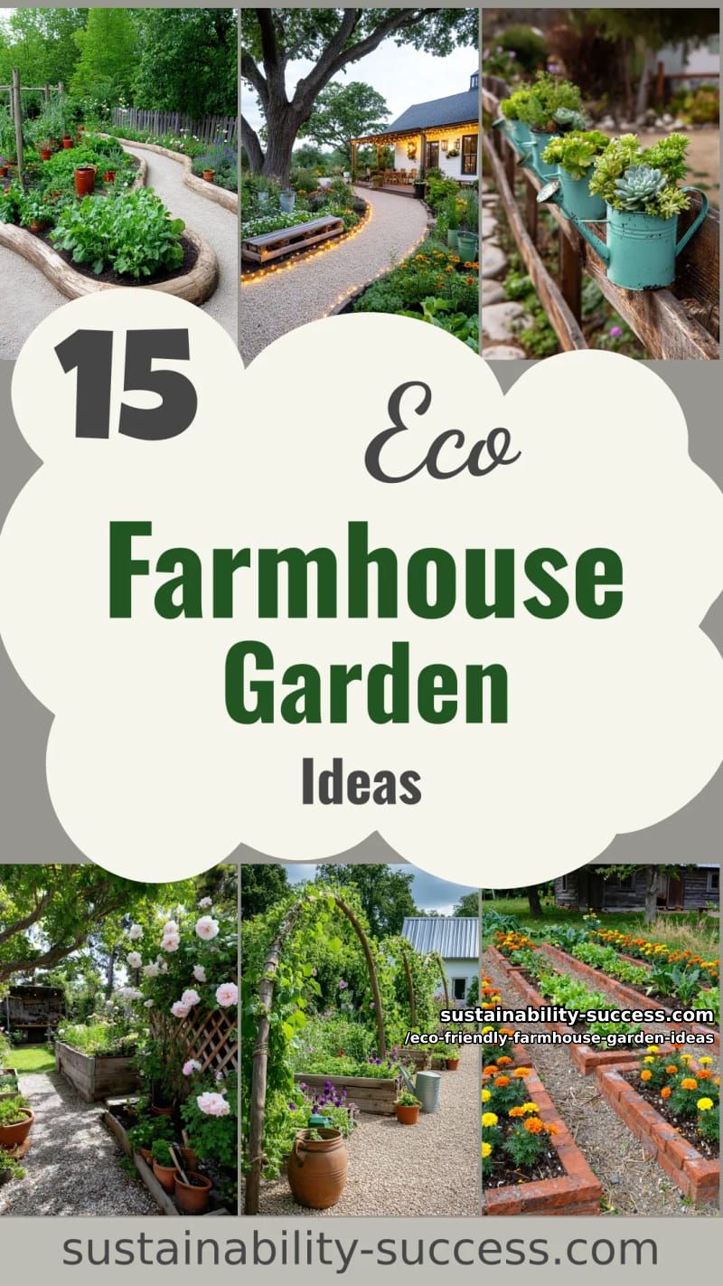 15 Eco-Friendly Farmhouse Garden Ideas for a Charming Sustainable Backyard 47 Eco-Friendly Farmhouse Garden Ideas - Collage 46