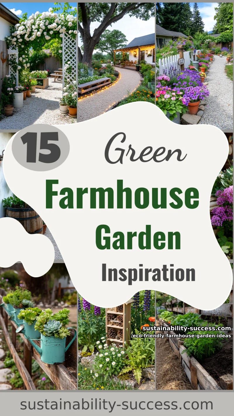 15 Eco-Friendly Farmhouse Garden Ideas for a Charming Sustainable Backyard 52 Eco-Friendly Farmhouse Garden Ideas - Collage 51