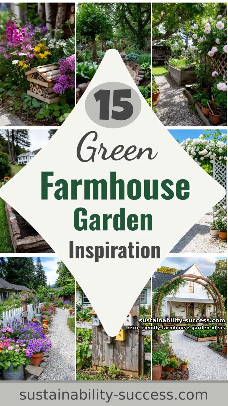 15 Eco-Friendly Farmhouse Garden Ideas for a Charming Sustainable Backyard 53 Eco-Friendly Farmhouse Garden Ideas - Collage 52