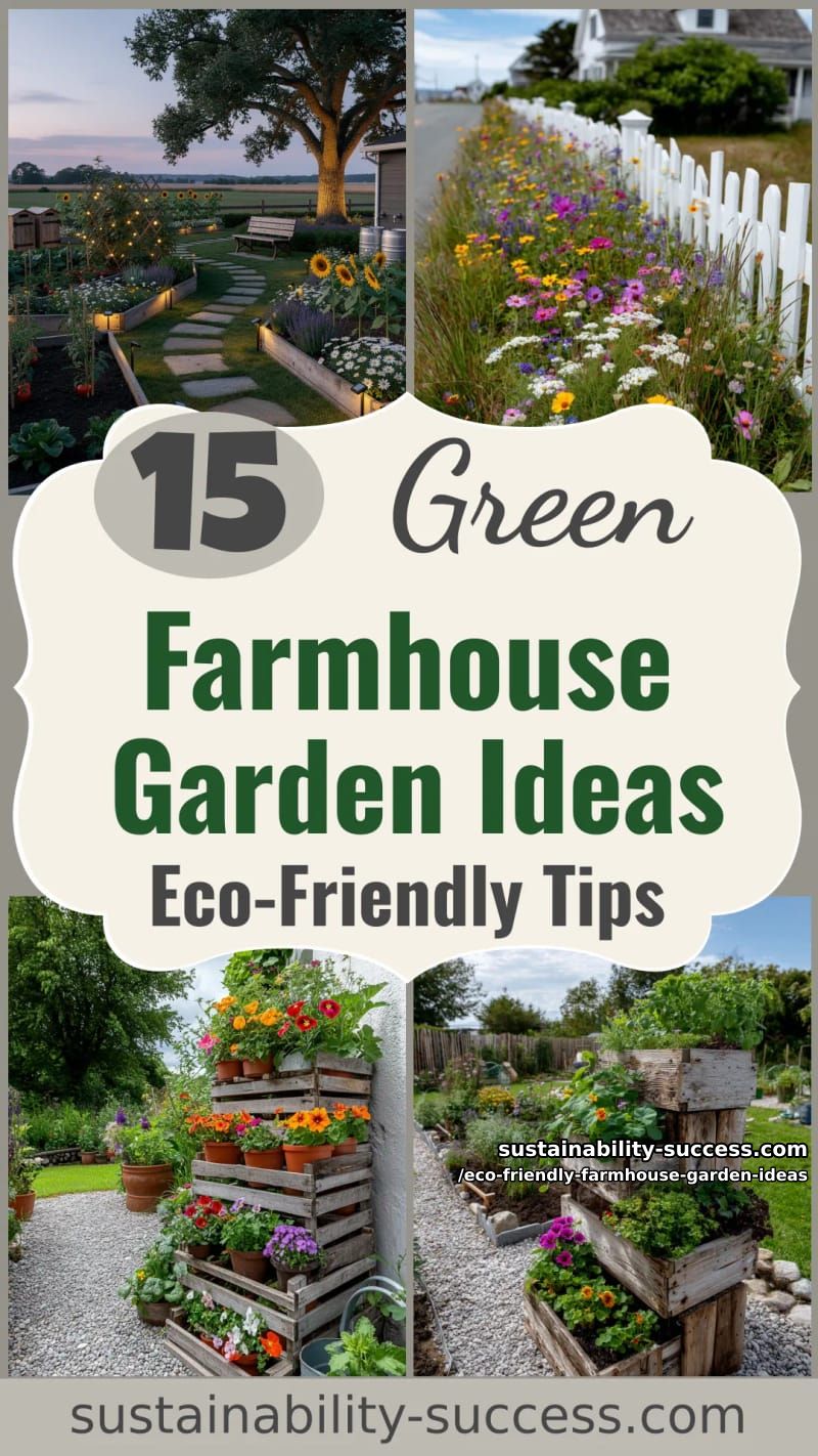 15 Eco-Friendly Farmhouse Garden Ideas for a Charming Sustainable Backyard 54 Eco-Friendly Farmhouse Garden Ideas - Collage 53