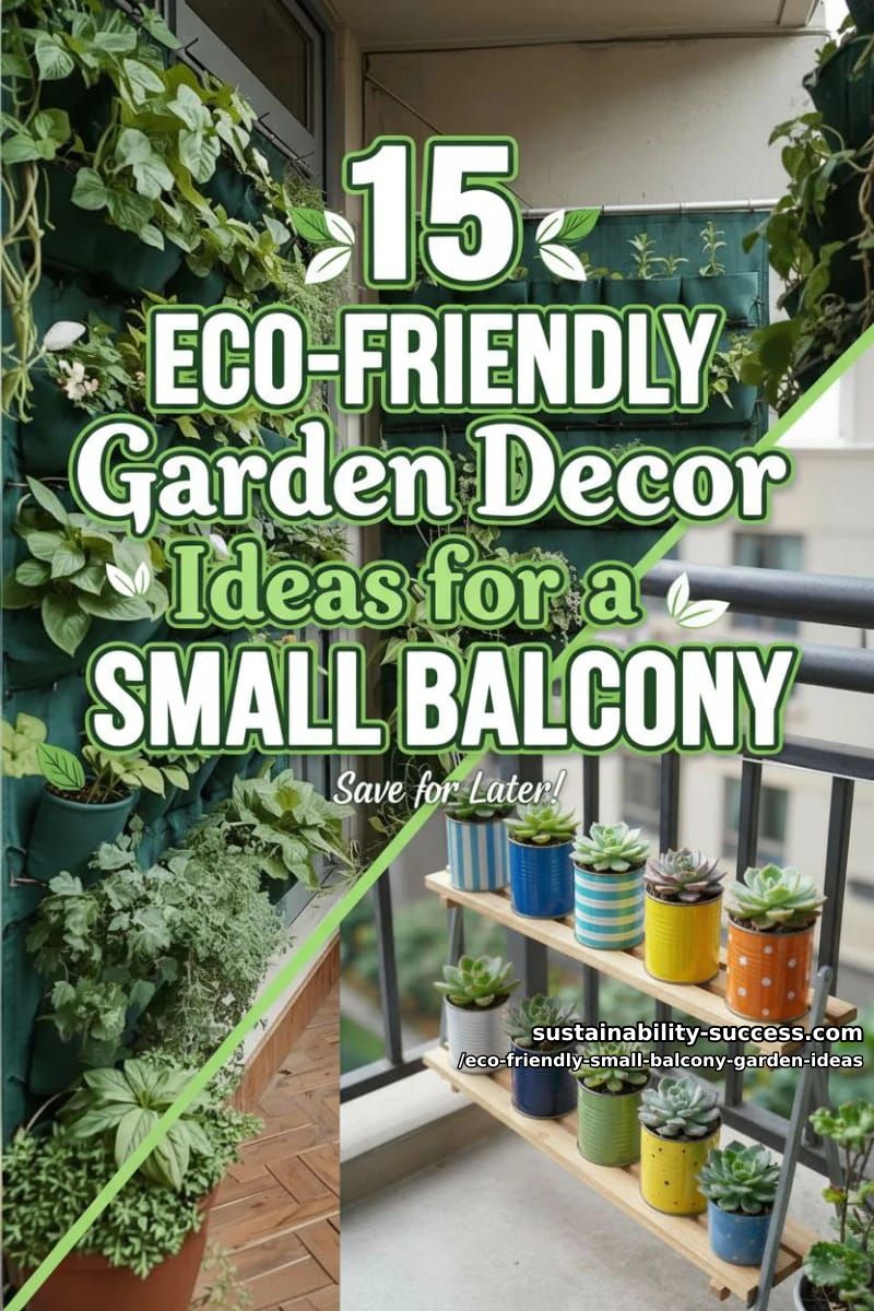 15 Eco-Friendly Garden Decor Ideas for a Small Balcony 36 Eco-Friendly Small Balcony Garden Ideas - Collage 35