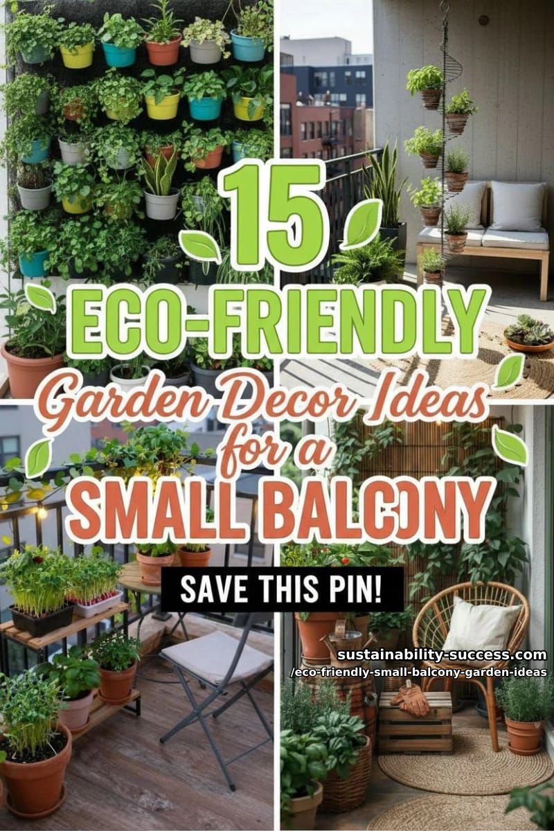 15 Eco-Friendly Garden Decor Ideas for a Small Balcony 38 Eco-Friendly Small Balcony Garden Ideas - Collage 37