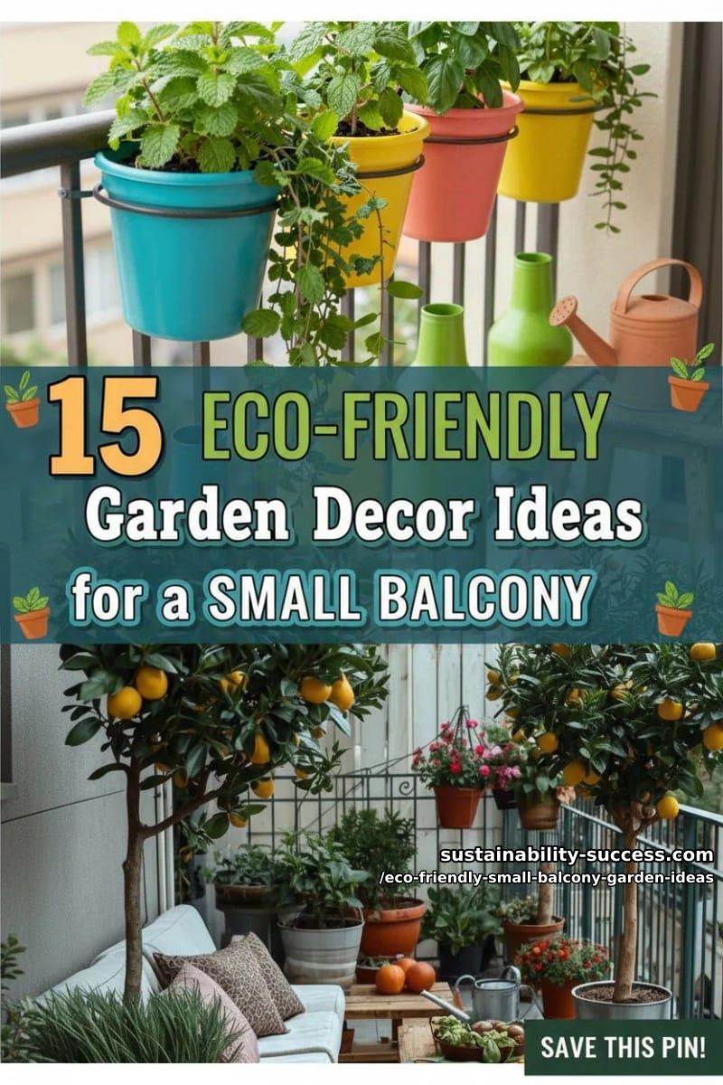 15 Eco-Friendly Garden Decor Ideas for a Small Balcony 40 Eco-Friendly Small Balcony Garden Ideas - Collage 39