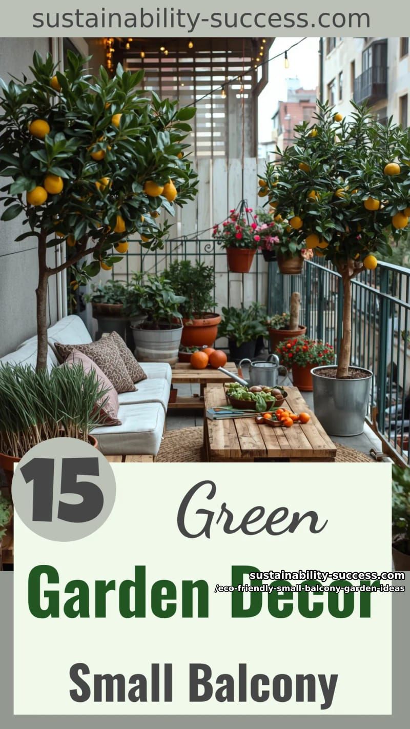 15 Eco-Friendly Garden Decor Ideas for a Small Balcony 48 Eco-Friendly Small Balcony Garden Ideas - Collage 47