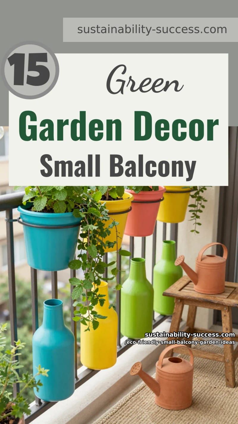 15 Eco-Friendly Garden Decor Ideas for a Small Balcony 50 Eco-Friendly Small Balcony Garden Ideas - Collage 49