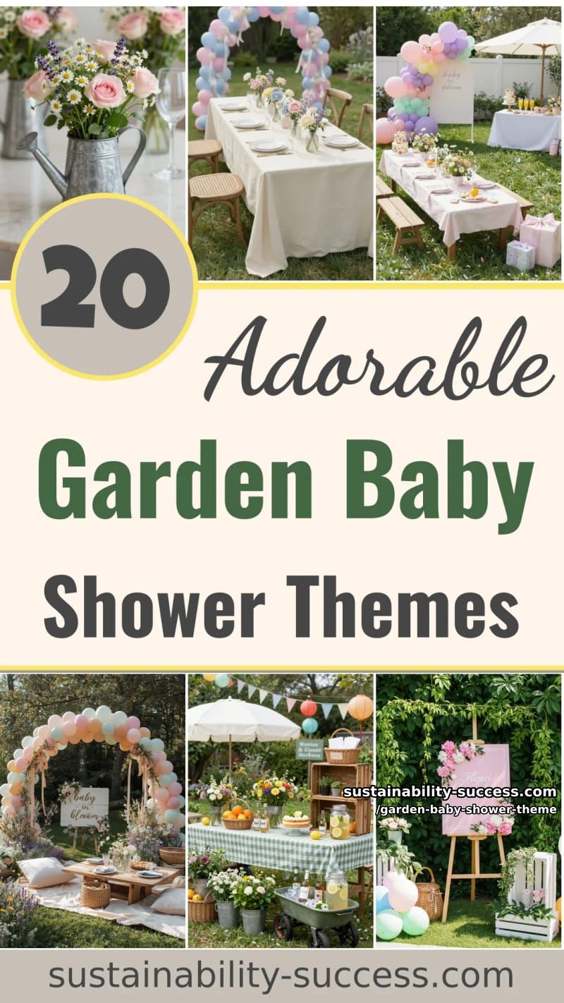 20 Garden Baby Shower Theme For A Sweet Outdoor Party 44 garden baby shower theme - Collage 43