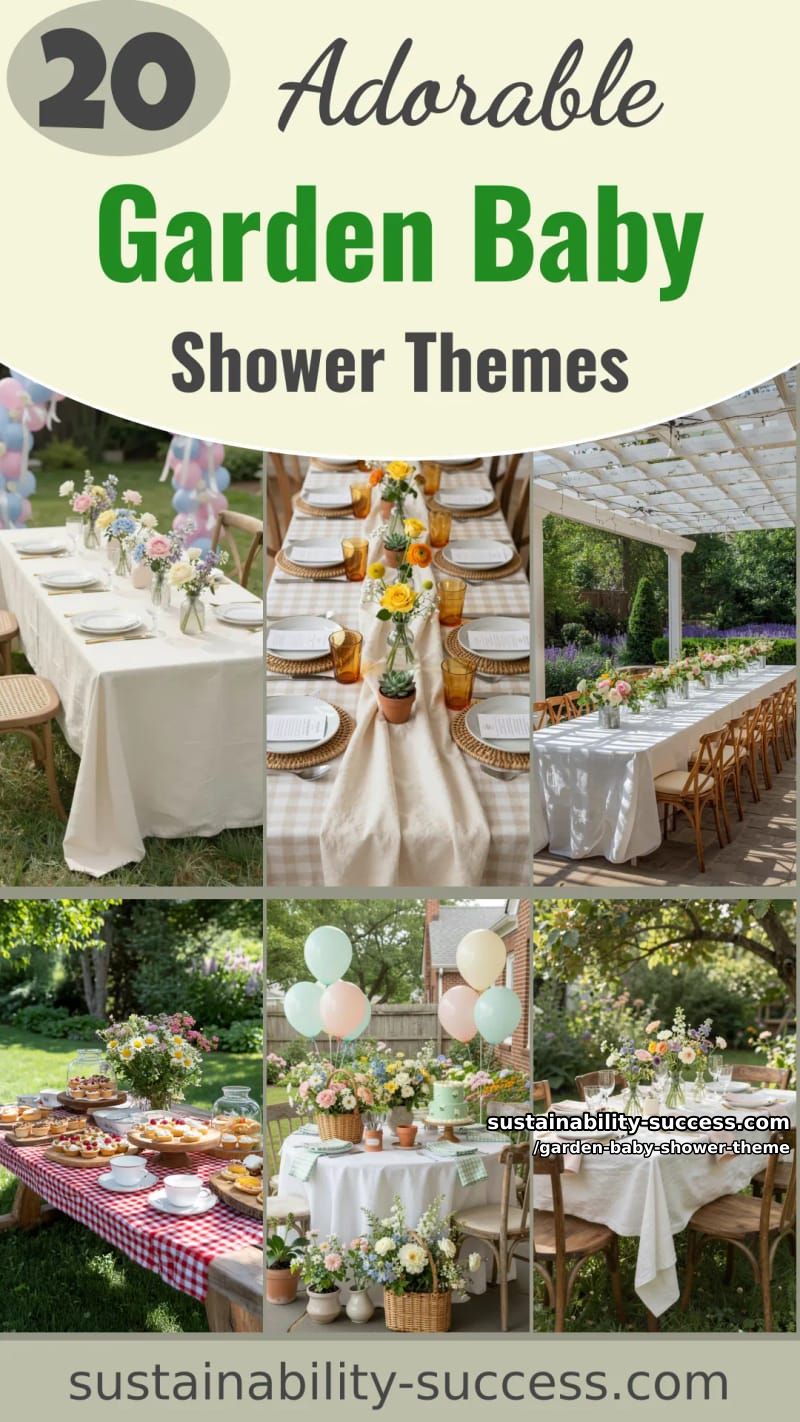 20 Garden Baby Shower Theme For A Sweet Outdoor Party 51 garden baby shower theme - Collage 50