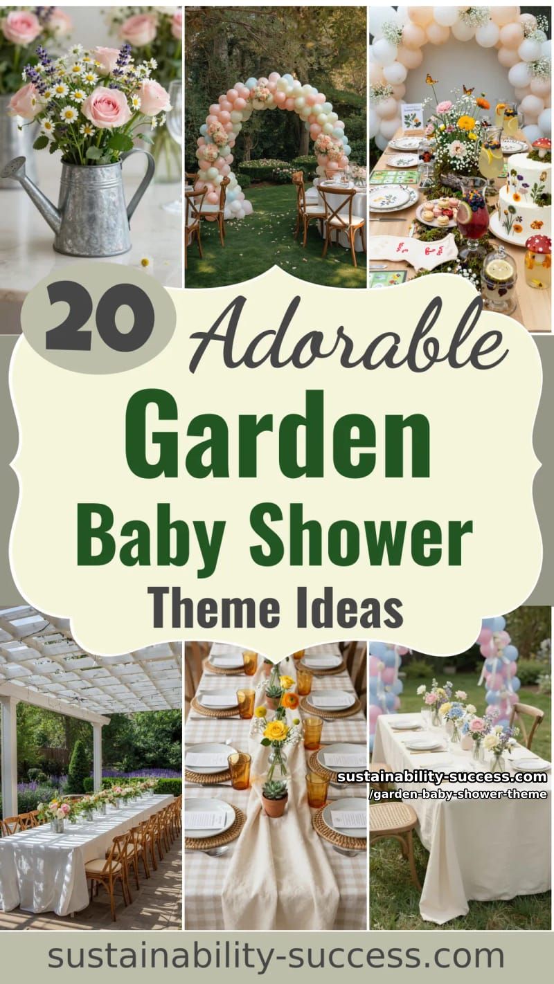 20 Garden Baby Shower Theme For A Sweet Outdoor Party 52 garden baby shower theme - Collage 51