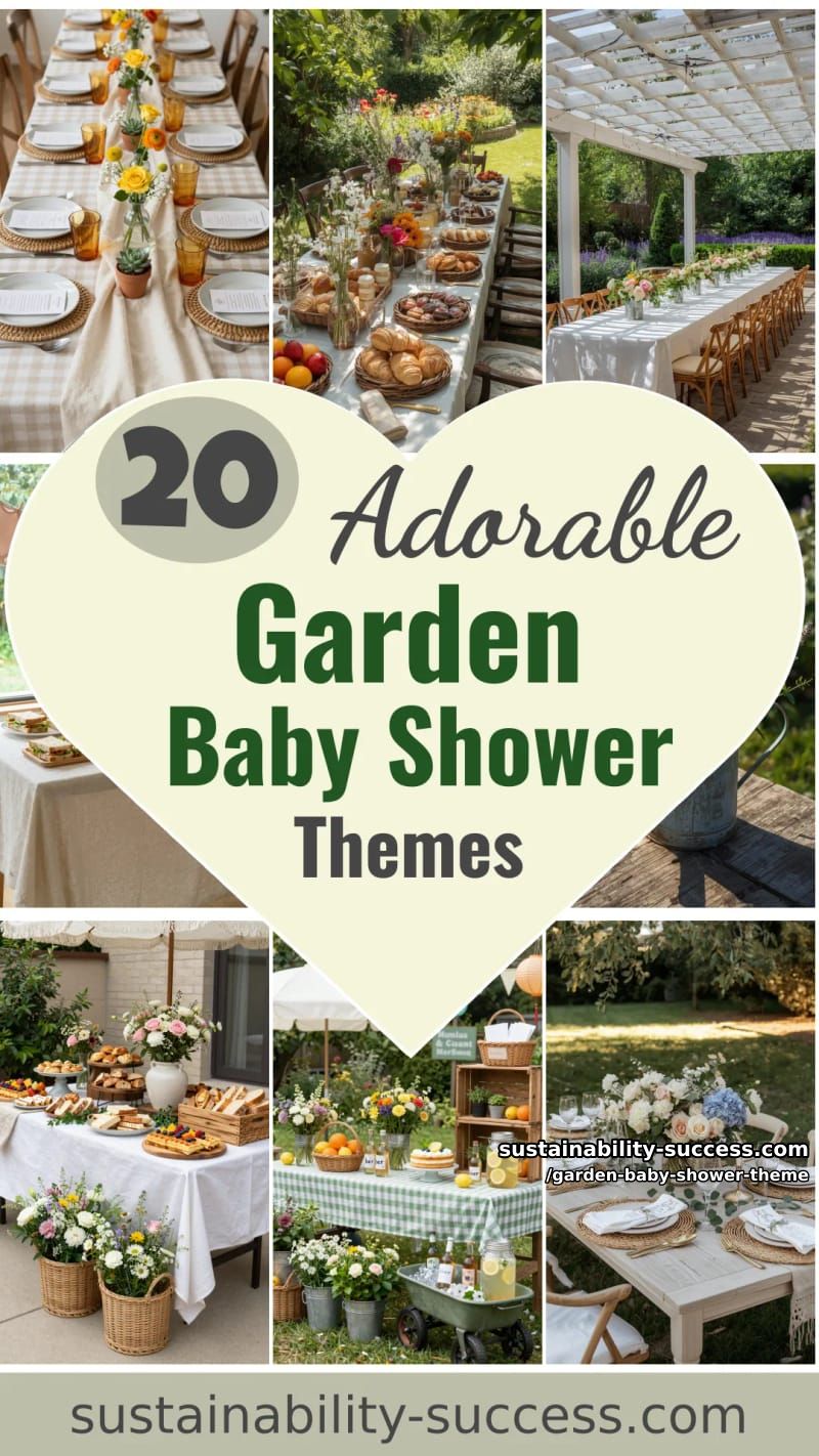 20 Garden Baby Shower Theme For A Sweet Outdoor Party 53 garden baby shower theme - Collage 52