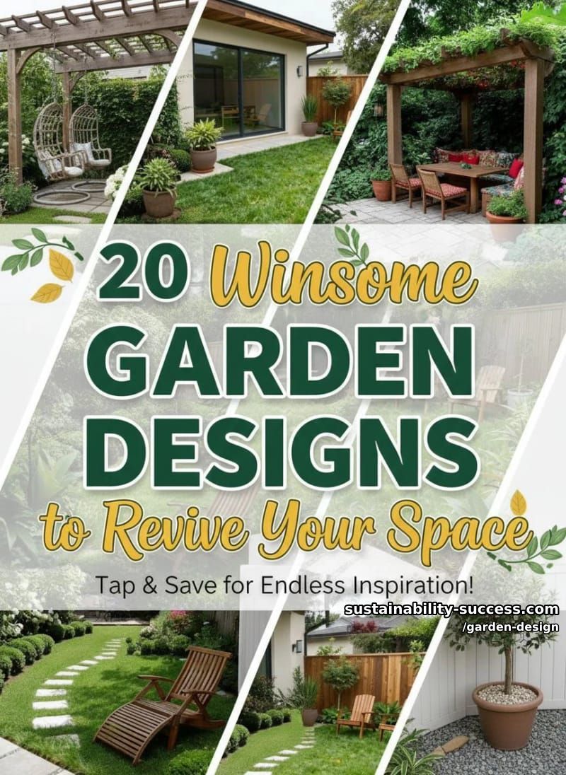 20 Garden Designs to Revive Your Space 47 garden design - Collage 46